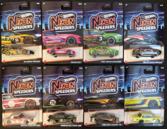 Hot Wheels 8'li Araba Seti - Hot Wheels Neon Speeders HLH72-979E