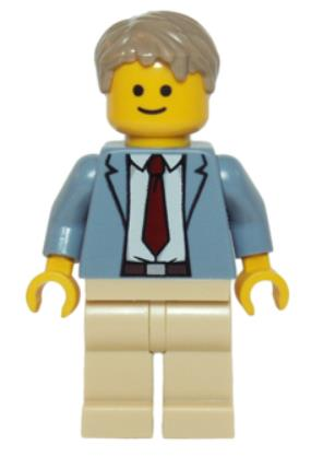 Lego Minifigür Detective Ace Brickman twn223