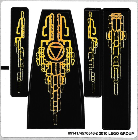 - STICKER - Lego 8058 Guardian of the Deep