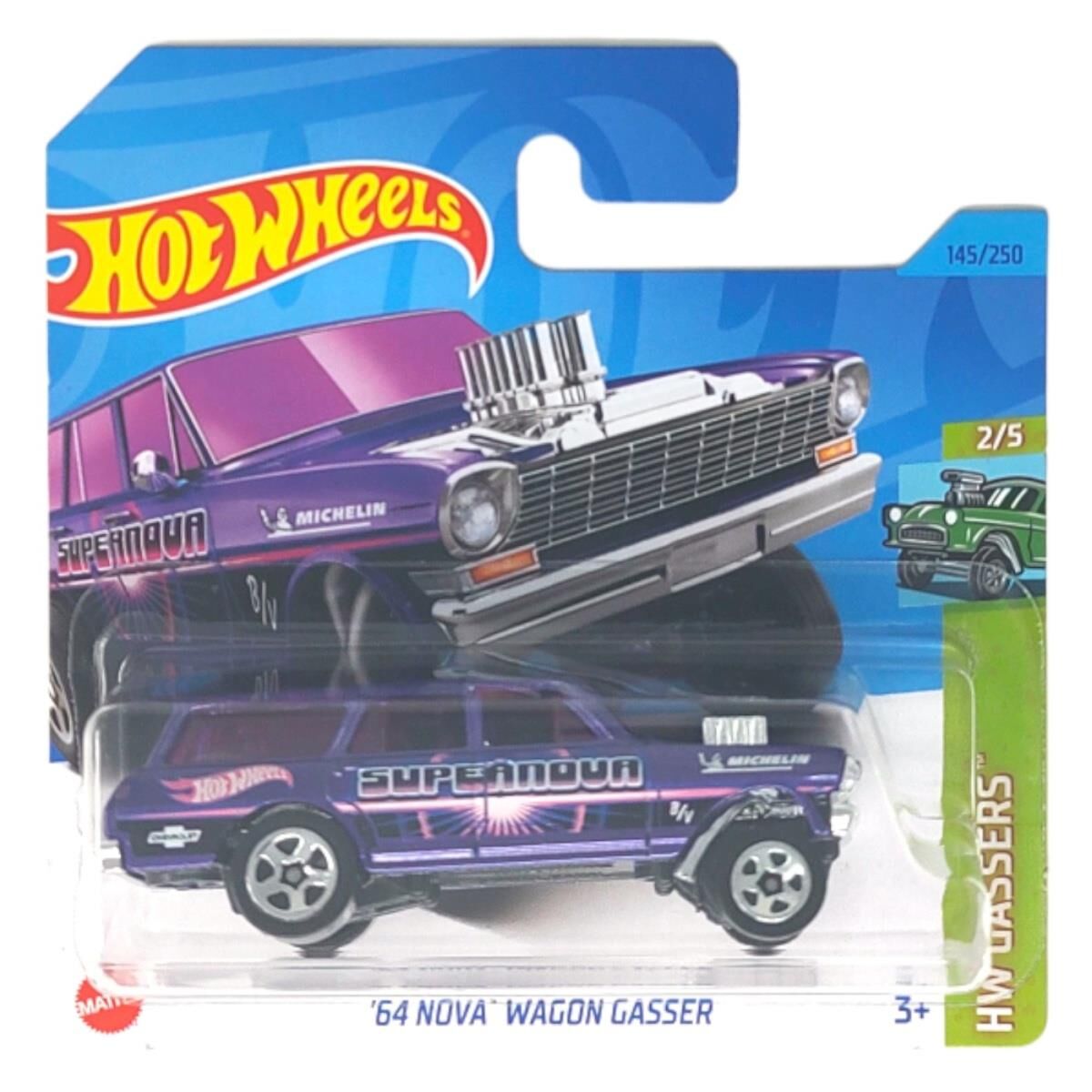 Hot Wheels Tekli Arabalar '64 Nova Wagon Gasser HKH63 (Gassers)