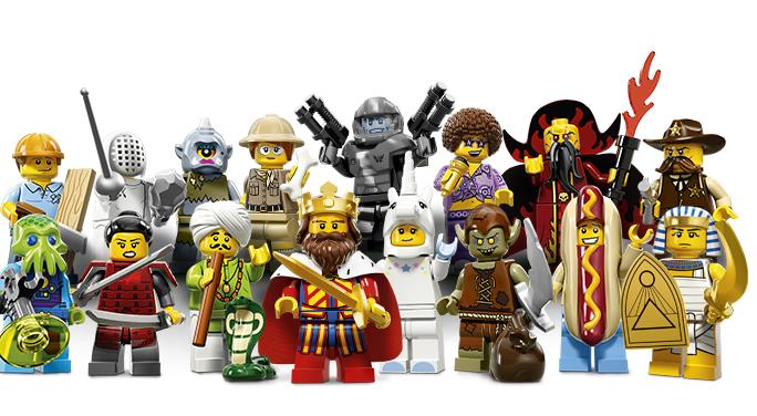 Lego Minifigür - Seri 13 - 71008 - 16 Figür Tam Set