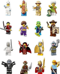 Lego Minifigür - Seri 13 - 71008 - 16 Figür Tam Set