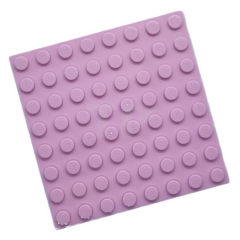 Lego 6396074 Plate, Modified 8 x 8 with Double-Sided Adhesive Tape on Back