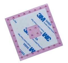 Lego 6396074 Plate, Modified 8 x 8 with Double-Sided Adhesive Tape on Back