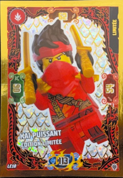 Lego Ninjago Kai Puissant Trading Card (Fransızca)