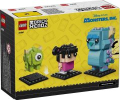 Lego Brickheadz Disney Classic Sulley, Mike ve Boo Figürleri 40861
