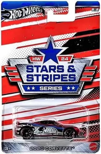 Hot Wheels Stars Stripes Series 2020 Corvette HRW66