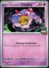 Pokemon Destined Rivals Single Kart Team Rocket's Chingling 085/182