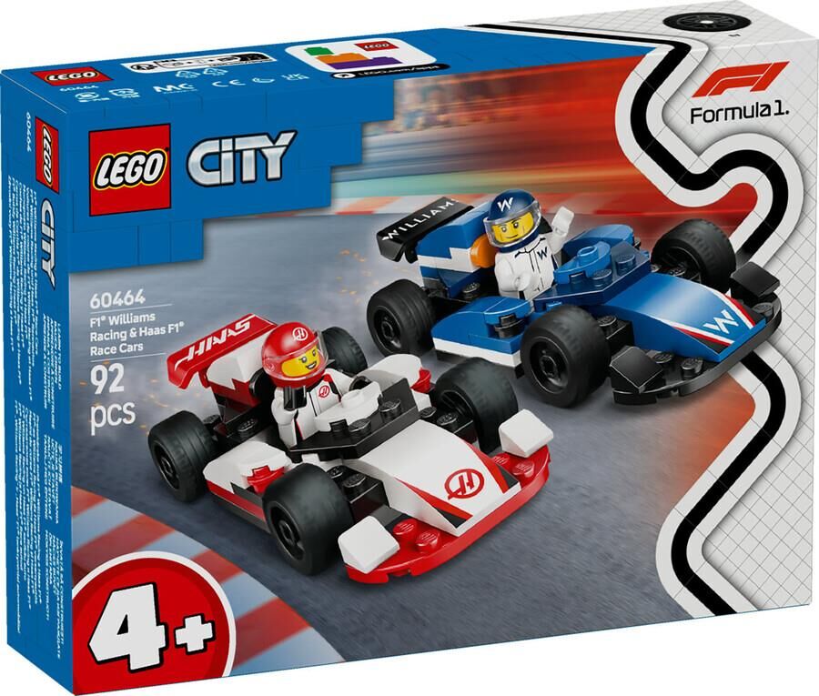 Lego City 60464 F1® Williams Racing ve Haas F1® Yarış