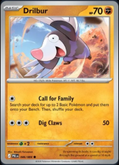 Pokemon Mega Evolution Pitch Black Single Kart Drilbur 046/084