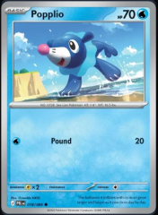 Pokemon Mega Evolution Pitch Black Single Kart Popplio 018/084
