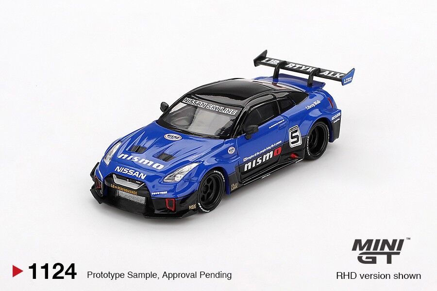 Mini GT LB-Silhouette WORKS GT NISSAN 35GT-RR Ver.2 Blue 1124