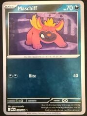 Pokemon Mega Evolution Pitch Black Single Kart Maschiff (RH) 057/084