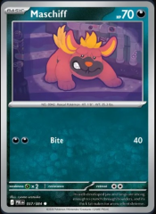Pokemon Mega Evolution Pitch Black Single Kart Maschiff 057/084