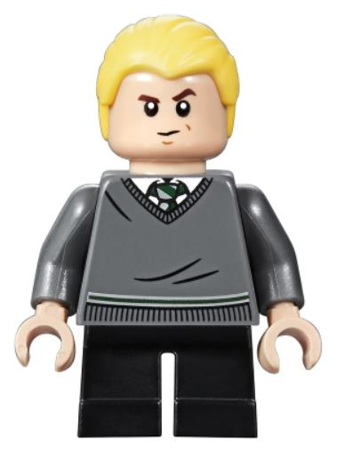 Lego Minifigür Draco Malfoy Slytherin Sweater hp148