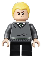 Lego Minifigür Draco Malfoy Slytherin Sweater hp148