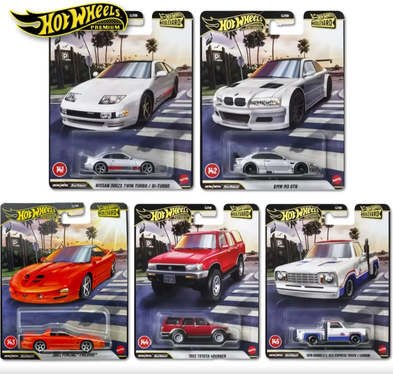 Hot Wheels Premium Boulevard GJT68 979F - 5'li Set