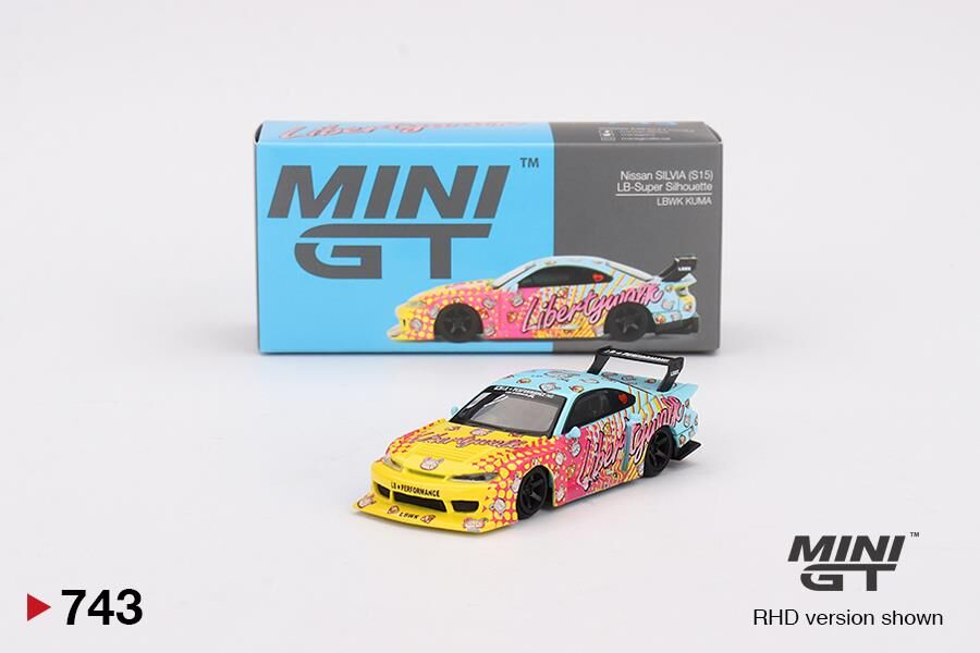 Mini Gt Nissan LB-Super Silhouette S15 SILVIA LBWK KUMA 743