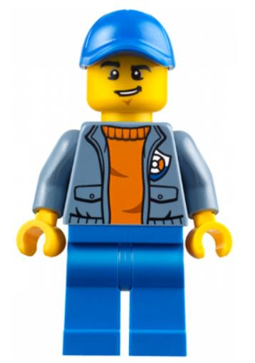 Lego Minifigür Coast Guard City cty0813