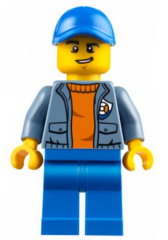 Lego Minifigür Coast Guard City cty0813