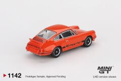 Mini GT Porsche 911 Carrera RS 2.7 Tangerine with Black Livery 1142