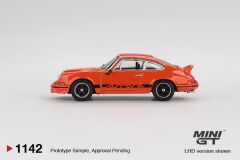 Mini GT Porsche 911 Carrera RS 2.7 Tangerine with Black Livery 1142