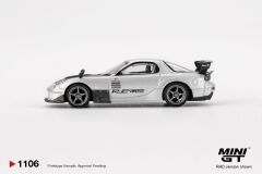 Mini GT Mazda RX-7 RE-Amemiya Silver Metallic 1106