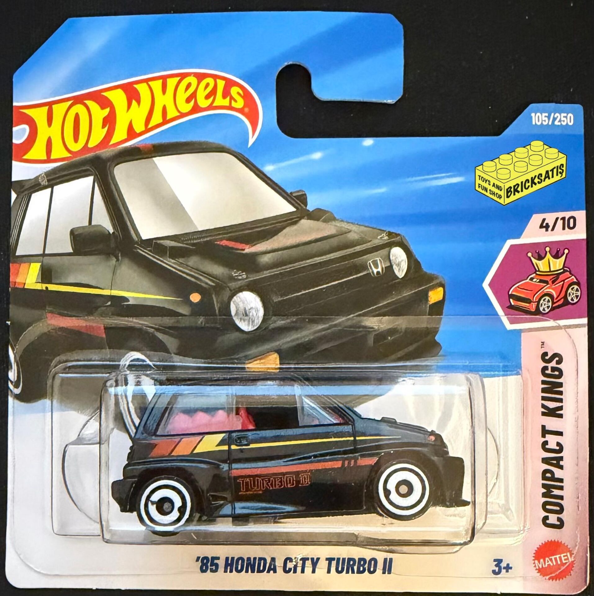 Hot Wheels Tekli Arabalar '85 Honda City Turbo II JJJ66 (Compact Kings)