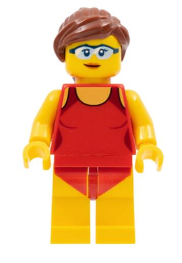 Lego Minifigür Beachgoer cty0759