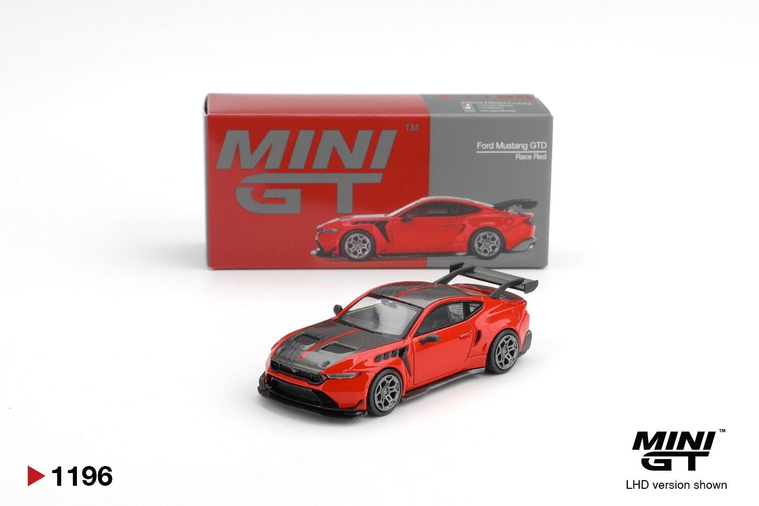 Mini GT Ford Mustang GTD Race Red 1196