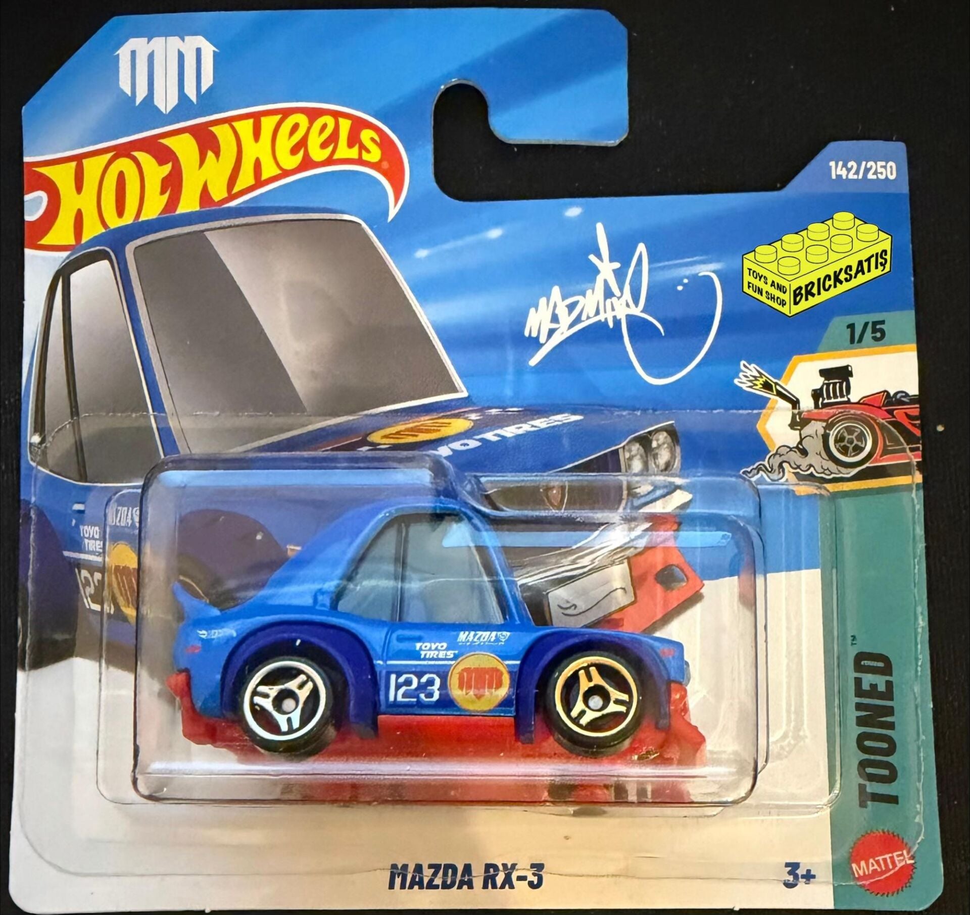 Hot Wheels Tekli Arabalar Mazda RX-3 JJJ95 (Tooned)