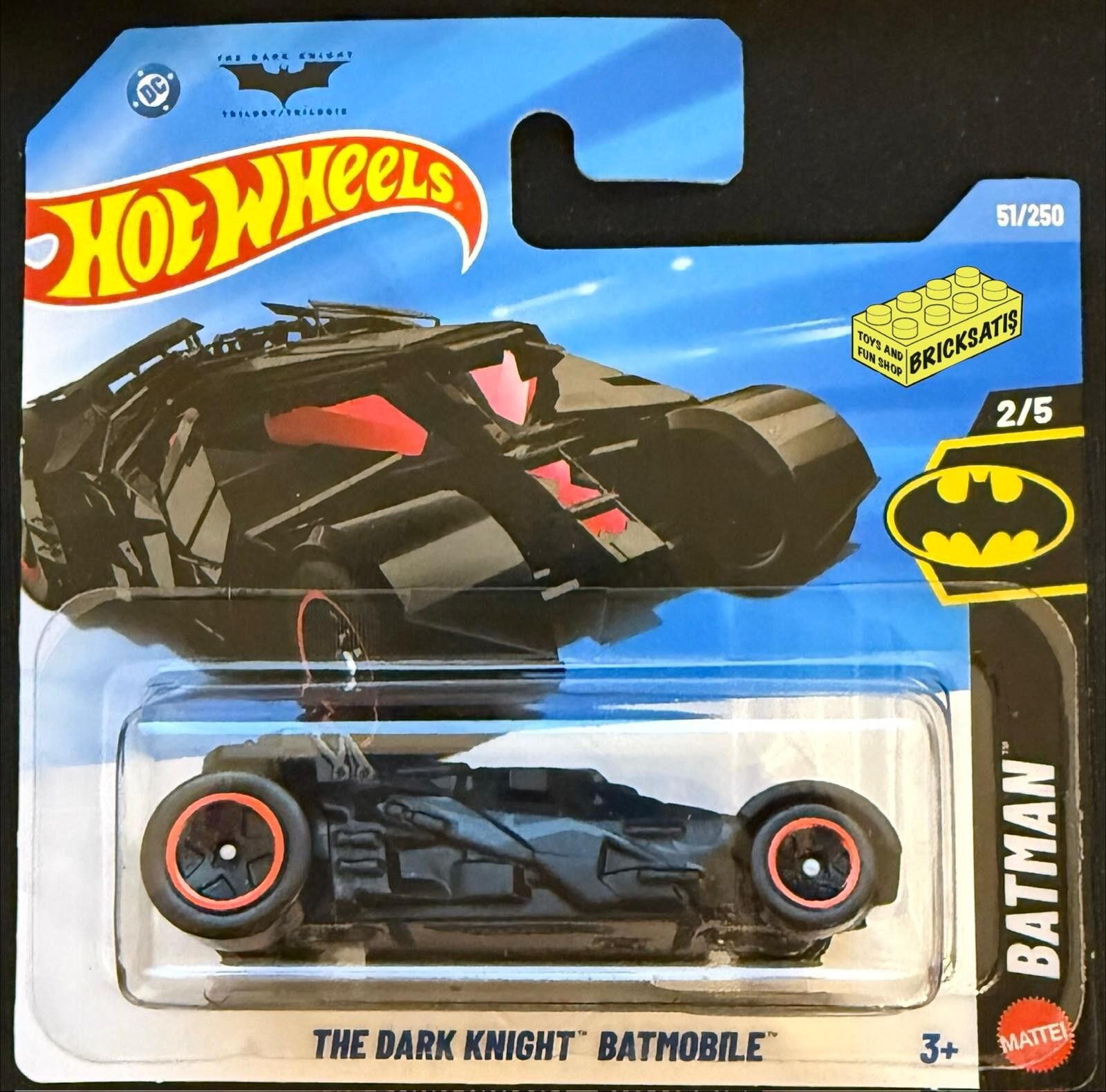 Hot Wheels Tekli Arabalar The Dark Knight Batmobile JJL13 (Batman)