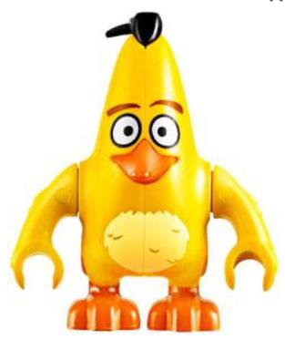 Lego Minifigür The Angry Birds Movie Chuck ang001