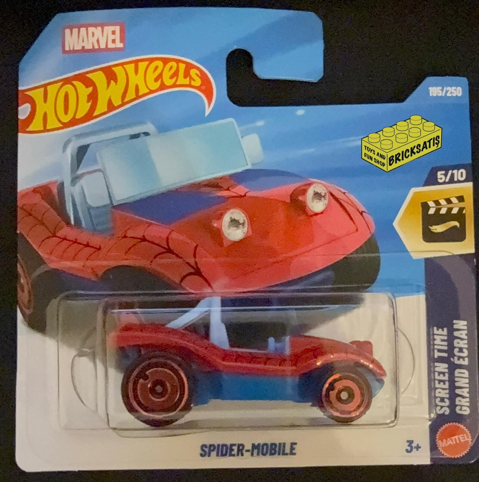 Hot Wheels Tekli Arabalar Spider-Mobile JJK33 (Screen Time)