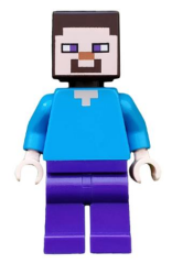 Lego Minifigür Minecraft Steve (Light Nougat)  min009