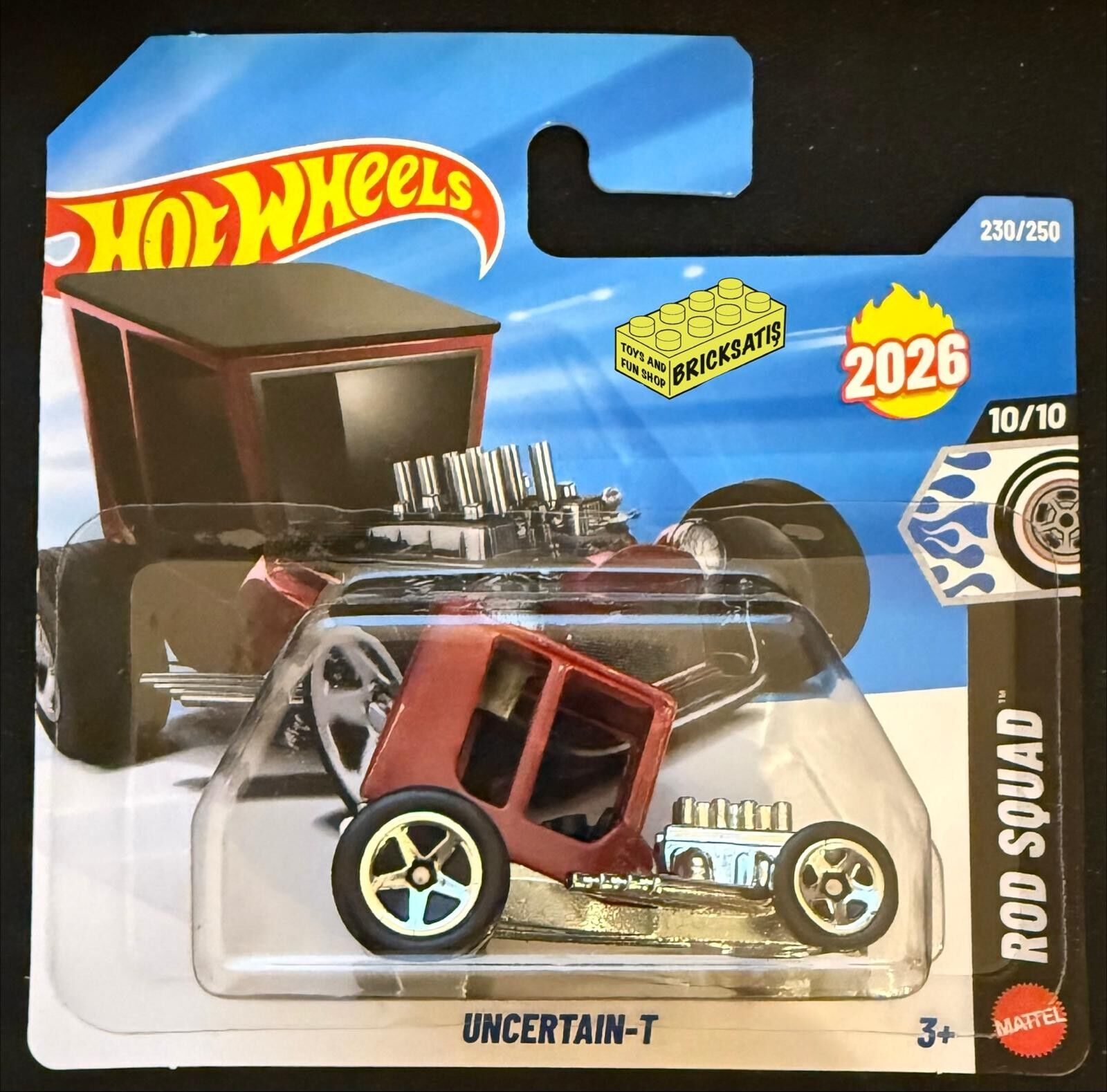 Hot Wheels Tekli Arabalar Uncertain-T JJH70 (Rod Squad)