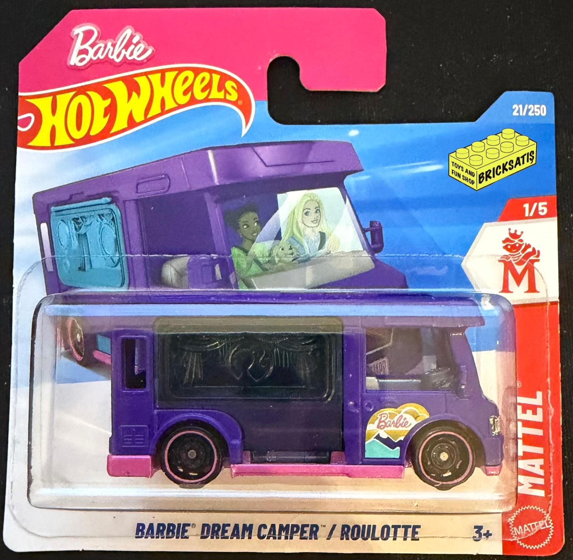 Hot Wheels Tekli Arabalar Barbie' Dream Camper JJK72 (Mattel)