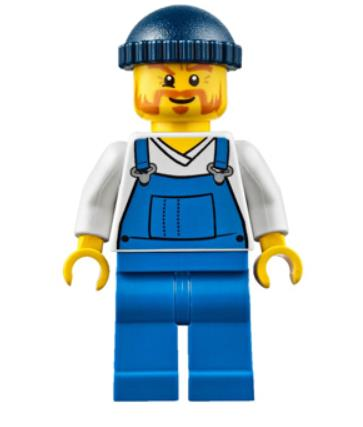 Lego Minifigür Fire Lighthouse Keeper cty0648