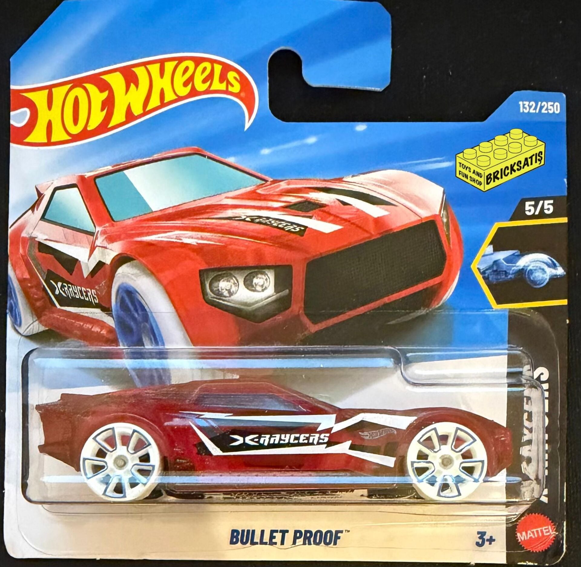Hot Wheels Tekli Arabalar Bullet Proof JJJ85 (X-Raycers)
