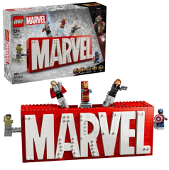 Lego Marvel Logosu ve Minifigürleri 76313