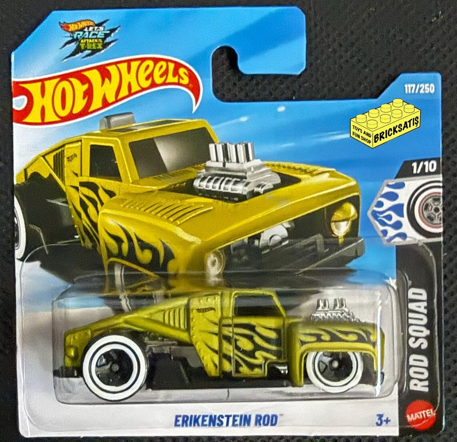 Hot Wheels Tekli Arabalar Erkeinstein Rod JJL10 (Rod Squad)
