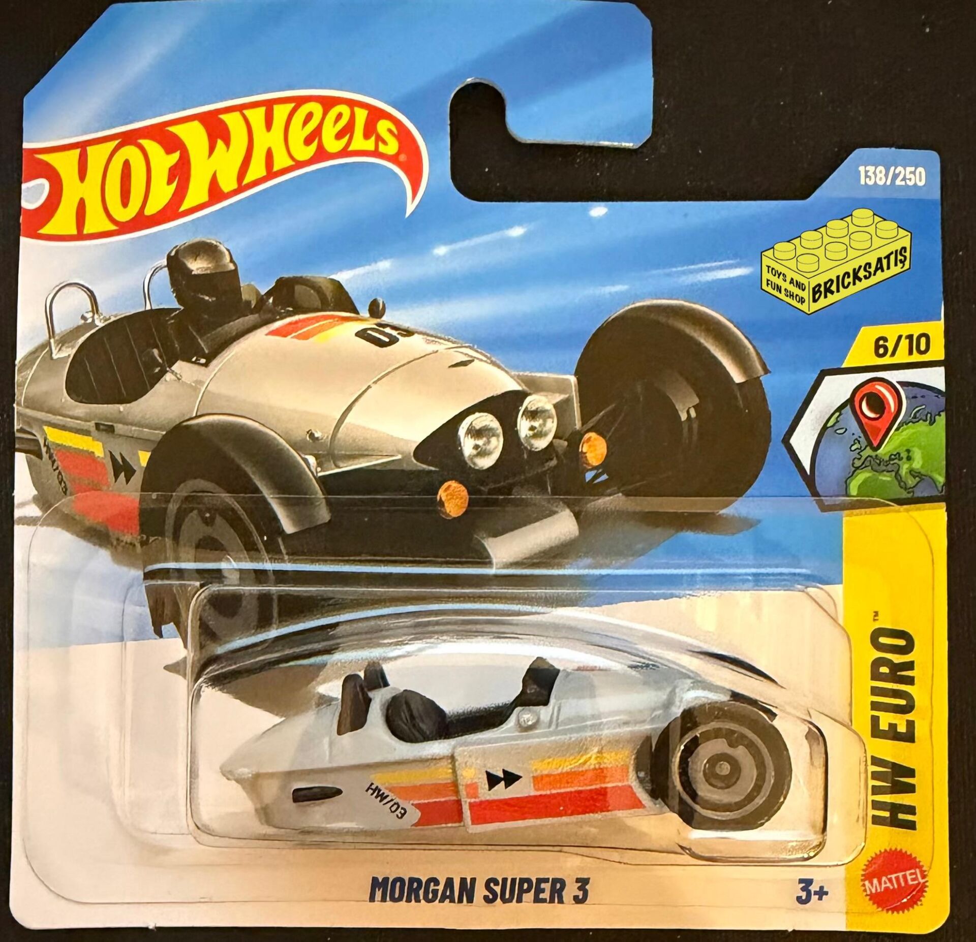 Hot Wheels Tekli Arabalar Morgan Super 3 JJJ91 (Hw Euro)
