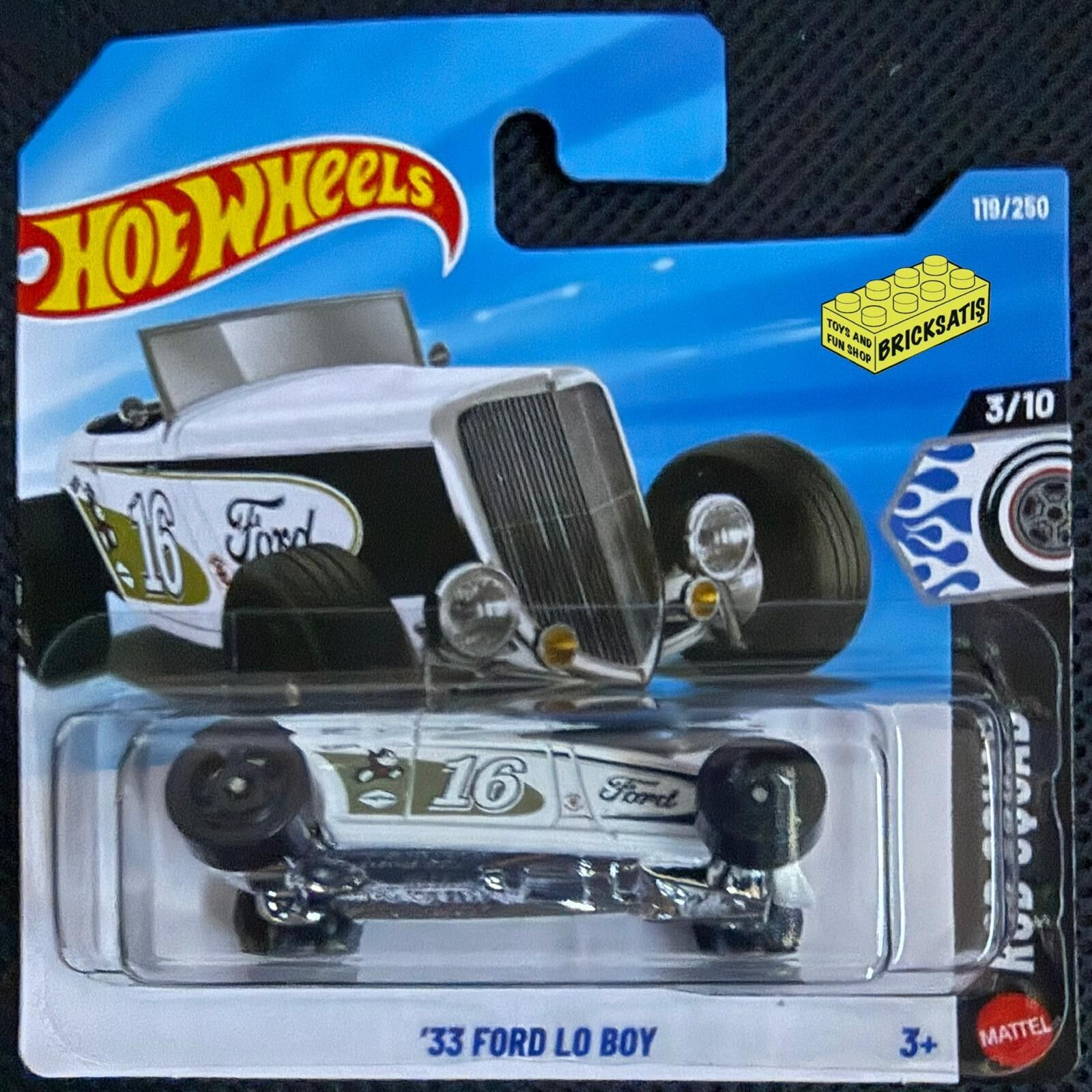 Hot Wheels Tekli Arabalar '33 Ford Lo Boy JJL18 (Rod Squad)