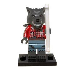 Lego Minifigür 71010 - Seri 14 Monsters - 1 Wolf guy