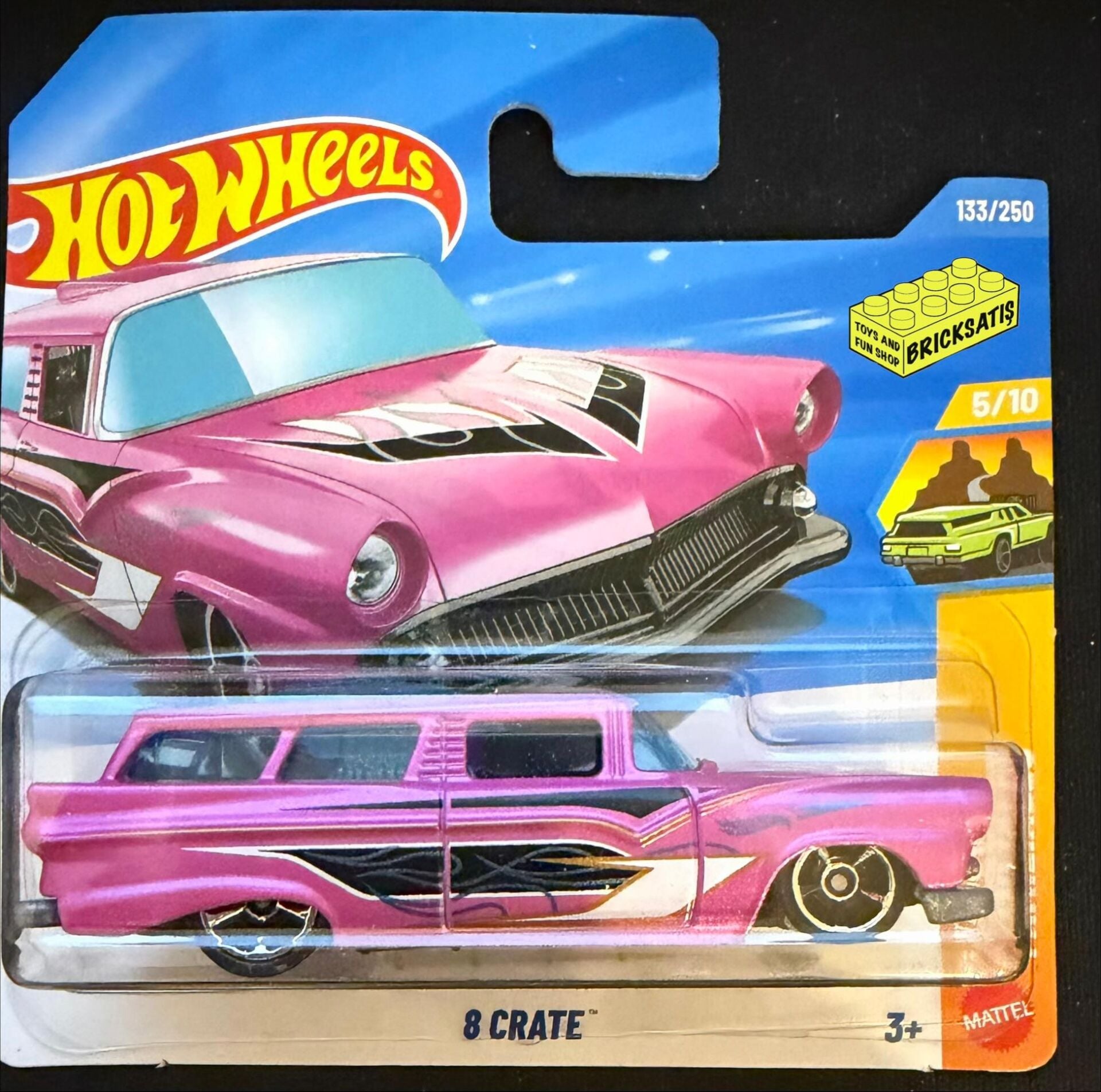 Hot Wheels Tekli Arabalar 8 Crate JJJ86 (Wagons)
