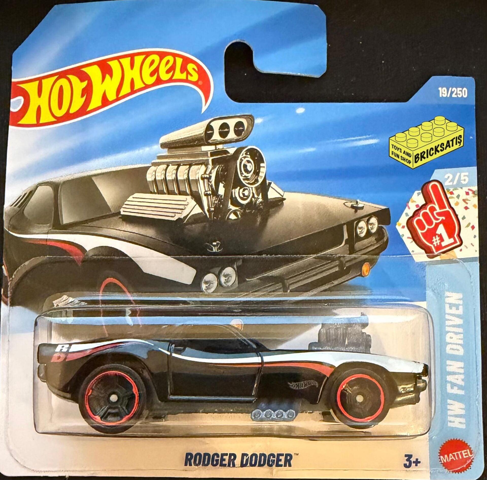Hot Wheels Tekli Arabalar Rodger Dodger JJK71 (Fan Driven)