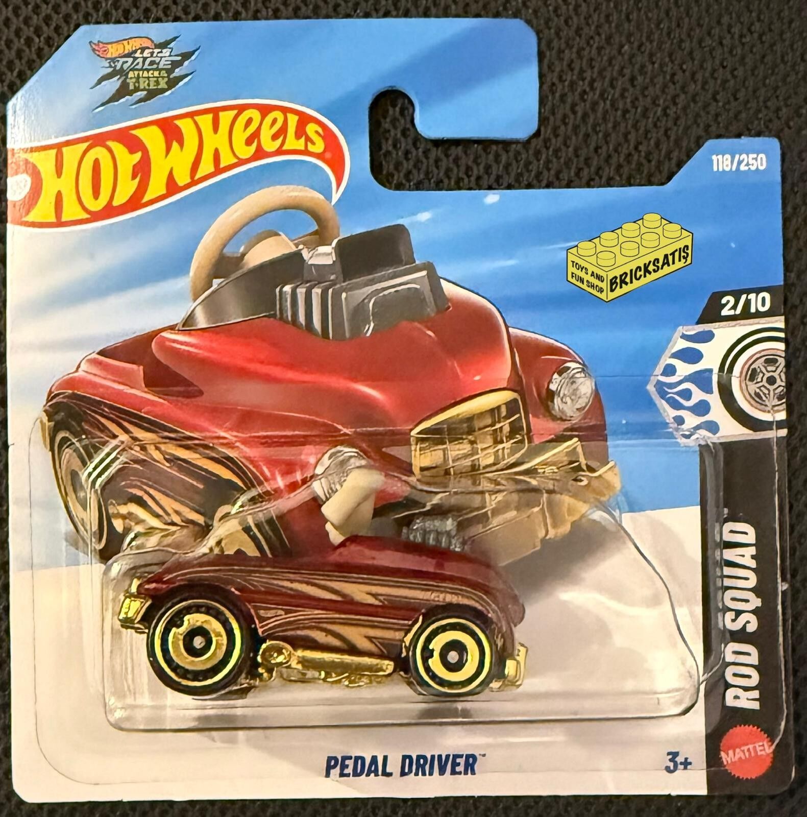 Hot Wheels Tekli Arabalar Pedal Driver JJL11 (Rod Squad)