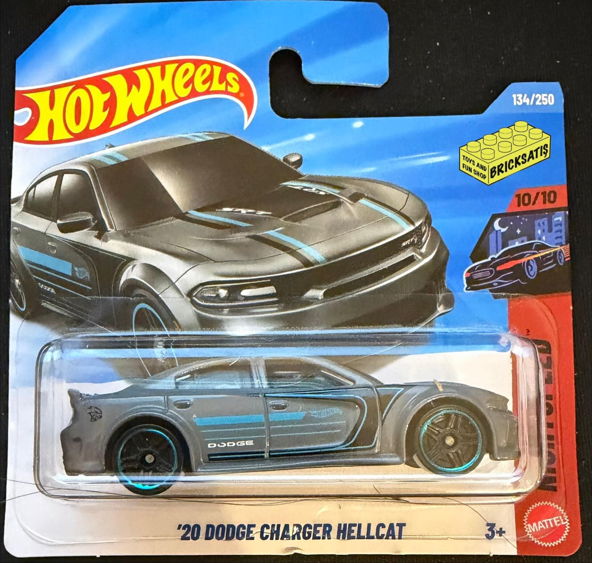 Hot Wheels Tekli Arabalar '20 Dodge Charger Hellcat JJJ87 (NightSpeed)