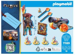 Playmobil 71189 Pirate and Fire Cannon