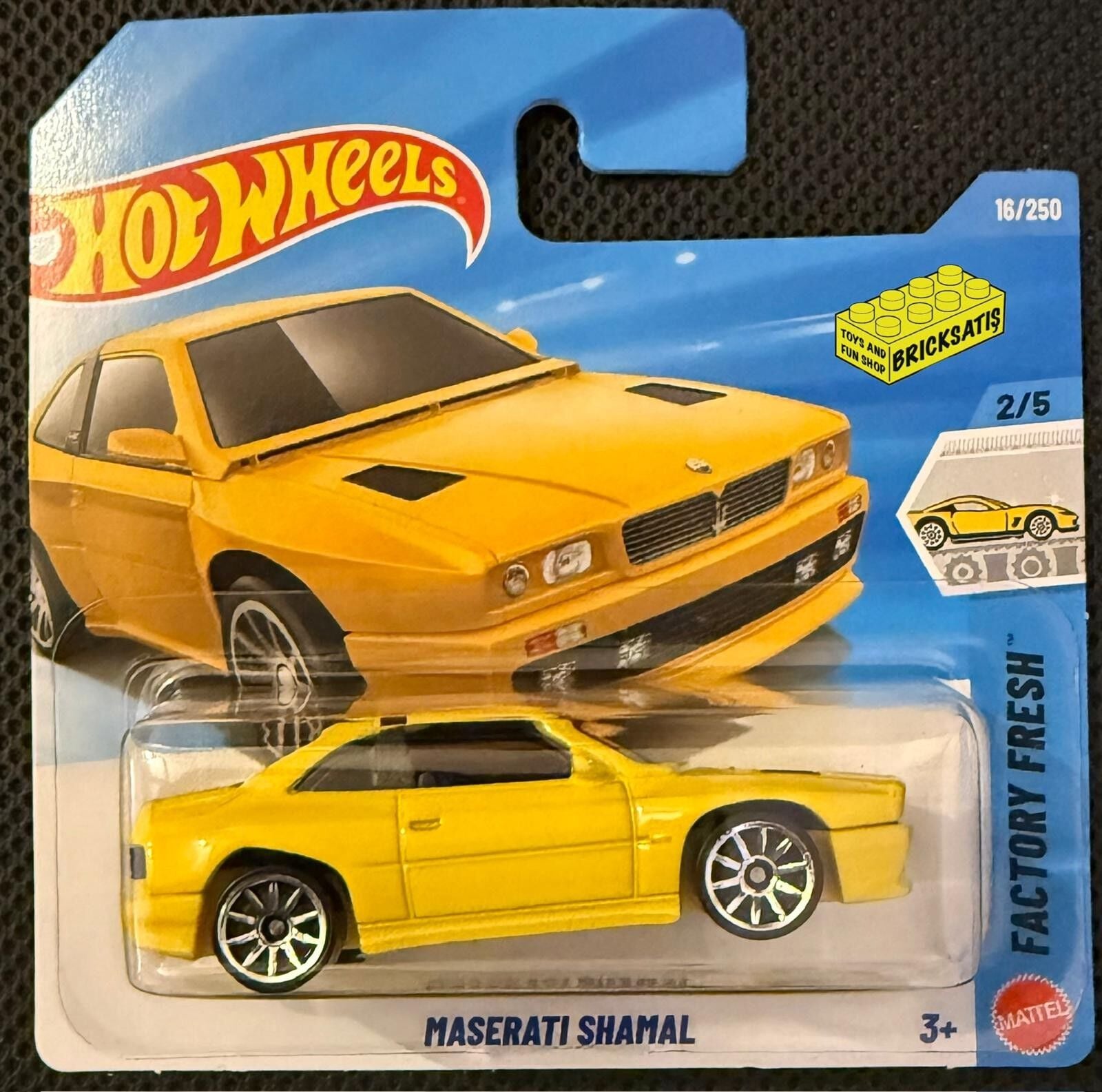 Hot Wheels Tekli Arabalar Maserati Shamal JJL08 (Factory Fresh)